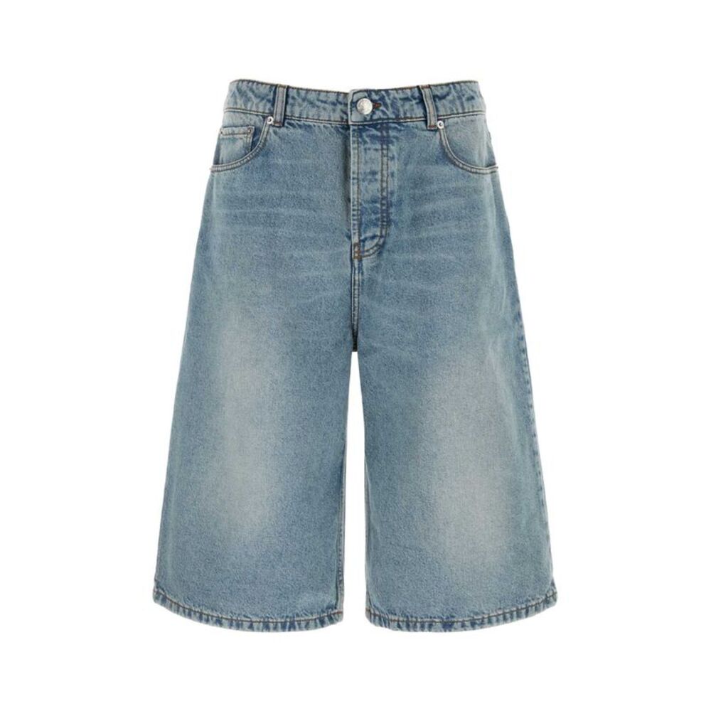 Ami Men Denim Bermuda Shorts